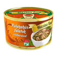 SZEGEDI PAPRIKA ZRT Házias Ízek Pulykahús falatok zöldborsóval 400g konzerv