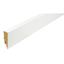 Szegélyléc 16 mm x 58 mm x 2500 mm fehér laminált parketta