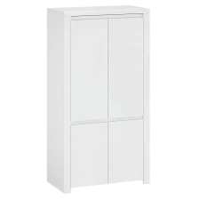  Szekrény 4D, fehér fényes, LINDY bútor