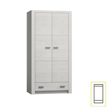  Szekrény, kőris fehér, INFINITY I-01 bútor