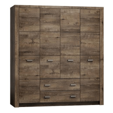  Szekrény, kőris sötét, INFINITY I-18 bútor