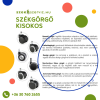 SzékSzervíz Normál székgörgő 5 db-os szettben, 11 mm-es csapátmérővel