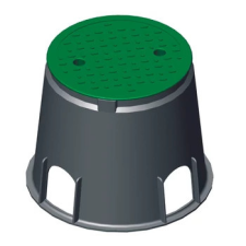  Szelepakna LARGE kerek 320 mm, H= 250 mm öntözéstechnikai alkatrész