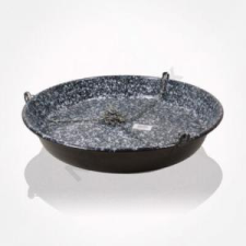  Szeletsütõ zománcozott 40cm láncos hússütõ edény