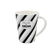 Személyre szabott porcelán bögre "Keep calm and DREAM" üzenettel bögrék, csészék