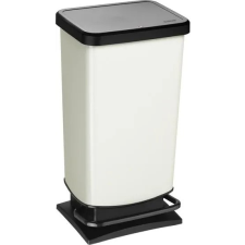 Szemetes pedálos 40L 35,3x29,5x67,6cm PASO Fekete/Fehér szemetes