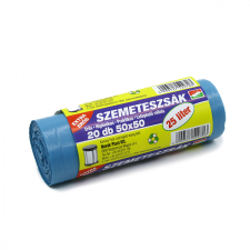 Szemeteszsák 50x50 20db-os 25l. kék 14 mikron Novák tisztító- és takarítószer, higiénia