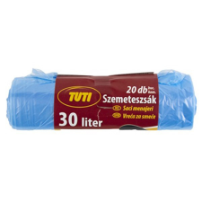Szemeteszsák TUTI 30L köthető füles 20 db/tekercs tisztító- és takarítószer, higiénia