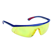  Szemüveg BARDEN sárga AF, AS, UV, állítható szárú, páramentes, karcálló, PC látómezővel (526051) munkavédelem