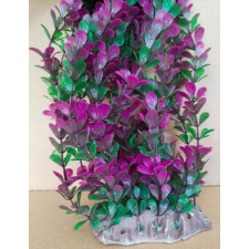 Szer-Ber Nagyméretű lila és zöld akváriumi műnövény sűrű levélzettel akvárium dekoráció