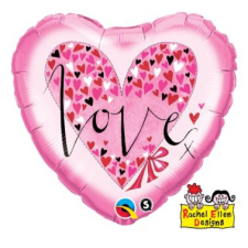 Szerelem I love You Hearts fólia lufi 46 cm party kellék