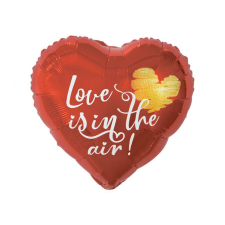 Szerelem Love Is In The Air fólia lufi 37 cm party kellék