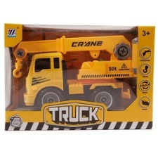  Szerelhető darus teherautó - 20 cm autópálya és játékautó