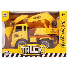  Szerelhető markolós teherautó - 24 cm autópálya és játékautó