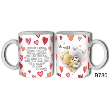  Szerelmes bögre, macik, Szerelemben lubickolva ajándéktárgy