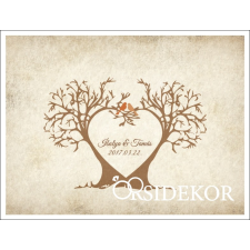  Szerelmes fák ujjlenyomatfa dekorációs kellék