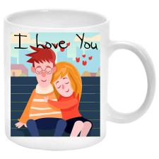  Szerelmespár, I Love You felirattal... Bögre (feliratozható) bögrék, csészék