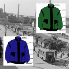  Szerelő dzseki, WTS Stúdió modell ZÖLD 44 munkaruha