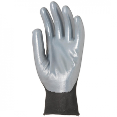  SZERELŐKESZTYŰ, SZÜRKE PA/TENYÉREN SZÜRKE NITRIL MÁRTÁS (8)