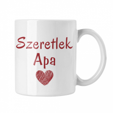  Szeretlek apa - Fehér Bögre bögrék, csészék
