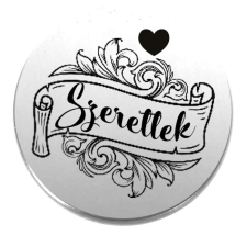 Szeretlek kitűző kitűző