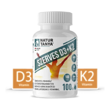  Szerves D3 és K2-vitamin, antioxidáns E-vitaminnal - 100 tabletta - Natur Tanya vitamin és táplálékkiegészítő