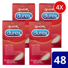 szexvital.hu Durex Feel Thin - élethű érzés óvszer csomag (4 x 12db) óvszer