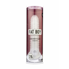 szexvital.hu Fat Boy Checker Box - péniszköpeny (19cm) - tejfehér péniszköpeny