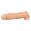 szexvital.hu Realistixxx - heregyűrűs péniszköpeny - 16cm (natúr)