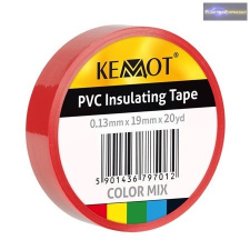  Szigetelő szalag 0.13X19X20 m piros villanyszerelés