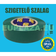 Szigetelőszalag, zöld, 20 m barkácsolás, csiszolás, rögzítés