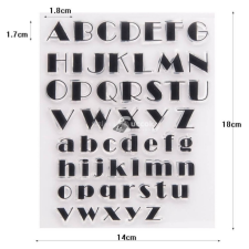 Szilikon ABC-s torta-desszert díszítő forma sütés és főzés