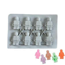  Szilikon bonbon és csokoládé forma-Lego figura sütés és főzés