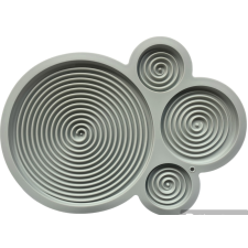  Szilikon csoki öntőforma - Spirál(4db) sütés és főzés