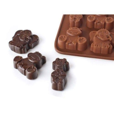  Szilikon csokiforma állatok I. 20,4x10,5x1,4cm konyhai eszköz