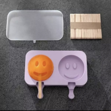  SZILIKON FAGYIFORMA, PÁLCIKÁVAL - SMILE sütés és főzés