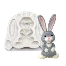 Szilikon fondant és marcipán mintázó – 3D nyuszi, nyúl sütés és főzés