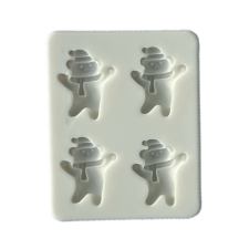  Szilikon fondant és marcipán mintázó-4 részes Jegesmedve sütés és főzés