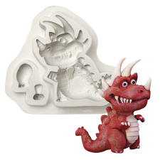  Szilikon fondant és marcipán mintázó – Dinoszaurusz – Vicsorgó sütés és főzés