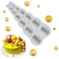 Szilikon fondant és marcipán mintázó-gömbök 7x15,2cm sütés és főzés
