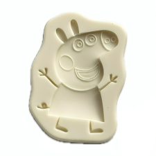 Szilikon fondant és marcipán mintázó-Malac 6x8,3cm sütés és főzés