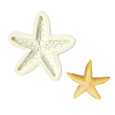 Szilikon fondant és marcipán mintázó-Tengeri csillag 8,5x8,5cm sütés és főzés