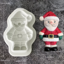 Szilikon forma, 3D Mikulás jávorszarvas manó fiú forma konyhai eszköz