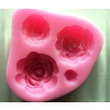  Szilikon forma - Rózsa 4db-os
