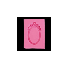  Szilikon formázó, ovális keret. Mérete: 121x83x16 mm dekorációs kellék