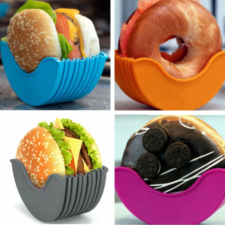Szilikon hamburger tartó konyhai eszköz
