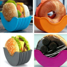 Szilikon hamburger tartó konyhai eszköz