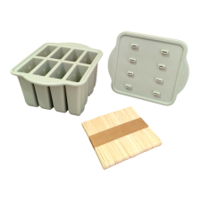  Szilikon Jégkrém Készítő Szett Pálcikákkal (8 db-os) sütés és főzés