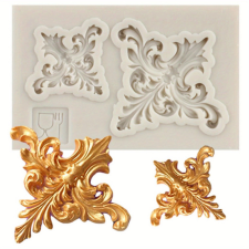  Szilikon levél virág szőlő csipke forma sütés és főzés