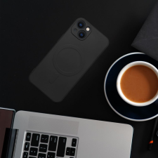 Szilikon Mag Cover tok IPHONE 13 fekete tok és táska